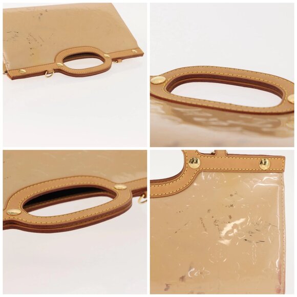 LOUIS VUITTON Vernis Roxbury Drive Bag 2Way Rose flow lantern M91391 Auth gh1053 - Picture 16 of 16